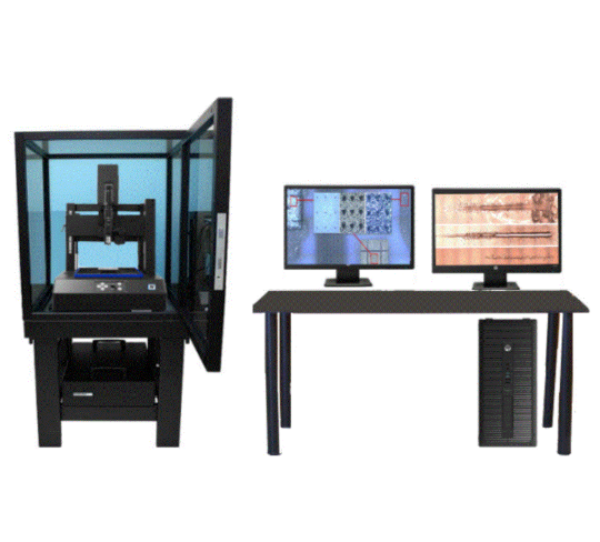 What is the nanoindentation test procedure?